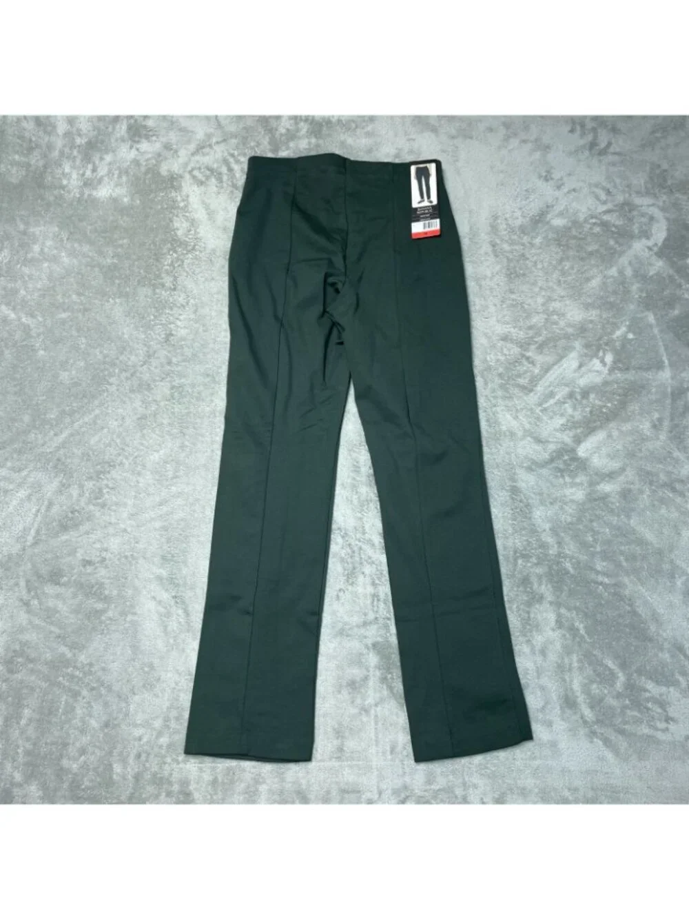 NWT Banana Republic Women's M Green Ponte Pants Slim Leg C0443